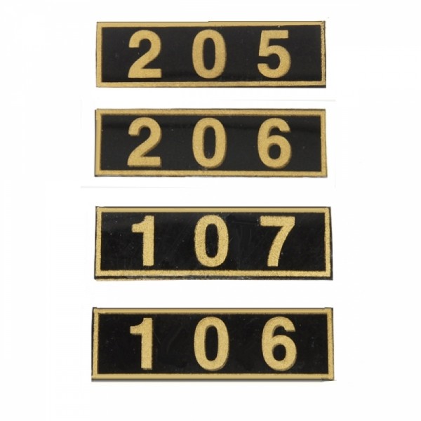 꾸밈닷컴 - 도어부속/슬라이딩도어 ▼ > 도어사인/표지판 ▼ > 기타 표지판 > PVC 우편함 호수판 (58x19x0.5T)