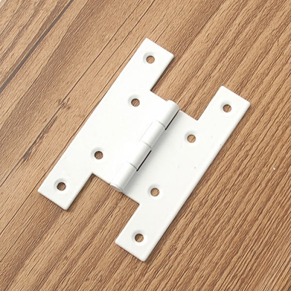 꾸밈닷컴 - 경첩/힌지 ▼ > 옛날장식경첩 > H경첩 백색 대(55x85mm)