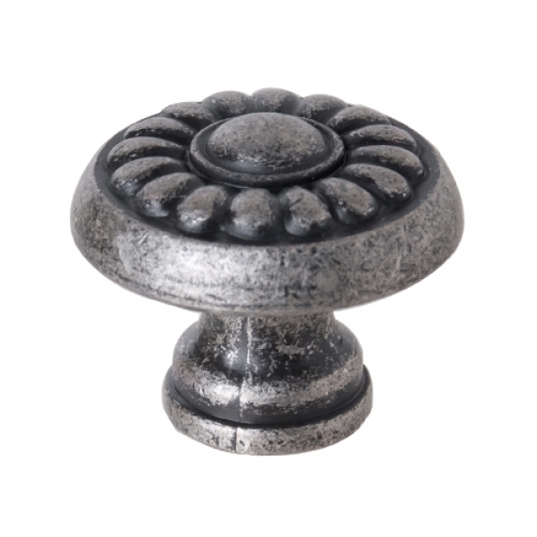 꾸밈닷컴 - 손잡이/도어락 ▼ > 가구손잡이 ▼ > 1구 꼭지손잡이 > 1구 꼭지손잡이 들국화 AS (28mm)