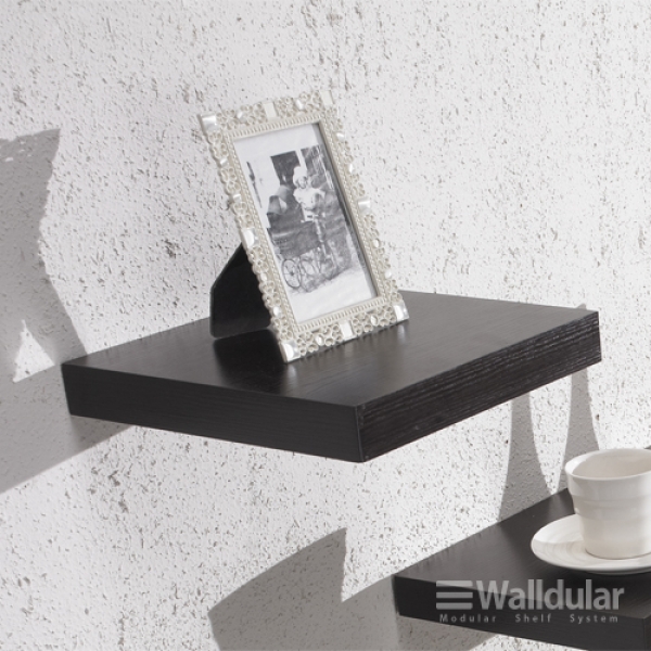 꾸밈닷컴 - 선반/무볼트랙/진열 ▼ > 선반대/선반상판 ▼ > 무지주 벽선반 > 무지주 벽선반 스핀 블랙 250