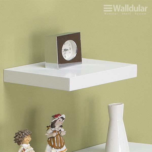 꾸밈닷컴 - 선반/무볼트랙/진열 ▼ > 선반대/선반상판 ▼ > 무지주 벽선반 > 무지주 벽선반 스핀 화이트 250