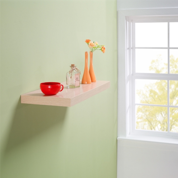 꾸밈닷컴 - 선반/무볼트랙/진열 ▼ > 선반대/선반상판 ▼ > 무지주 벽선반 > 무지주 벽선반 스핀 비치 600