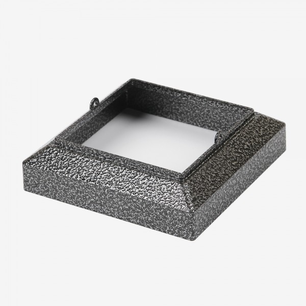 꾸밈닷컴 - 철물/산업용하드웨어 ▼ > 목조주택철물 ▼ > 결합용 철물 > 메가타이 AL 난간 기둥 하부캡 (120 각재용)