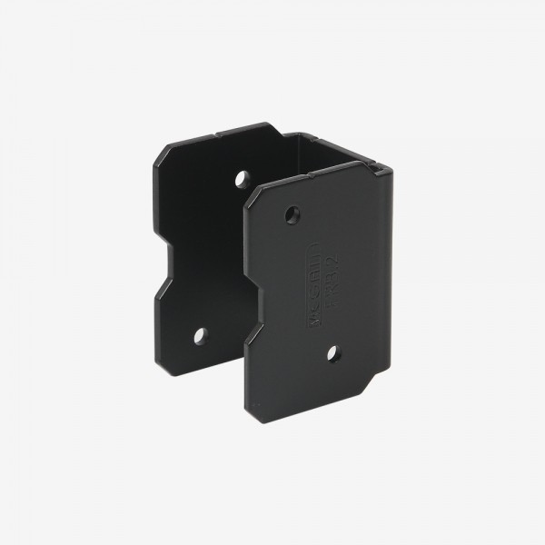 꾸밈닷컴 - 철물/산업용하드웨어 ▼ > 목조주택철물 ▼ > 결합용 철물 > 메가타이 펜스레일브라켓 FRB2 블랙