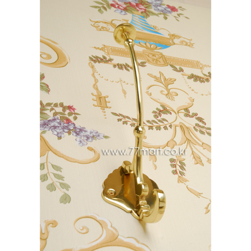 꾸밈닷컴 - 액자걸이/고리/옷걸이 ▼ > 옷걸이/다용도걸이 ▼ > 벽면 옷걸이 후크 > 고급 황동 벽면 옷걸이 후크 골드 HH-11 (10개입)