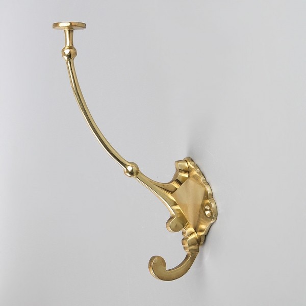 꾸밈닷컴 - 액자걸이/고리/옷걸이 ▼ > 옷걸이/다용도걸이 ▼ > 벽면 옷걸이 후크 > 고급 황동 벽면 옷걸이 후크 골드 HH-11 (10개입)