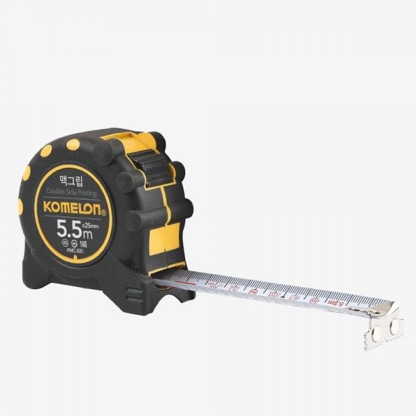 꾸밈닷컴 - 수공구/전동공구/잡화류 ▼ > 수공구▼ > 자/줄자 > 코메론 맥그립 줄자 KMC-32 (5.5M)