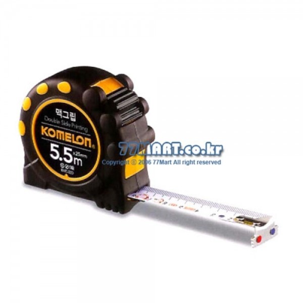 꾸밈닷컴 - 수공구/전동공구/잡화류 ▼ > 수공구▼ > 자/줄자 > 코메론 맥그립 줄자 KMC-32 (5.5M)
