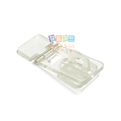 꾸밈닷컴 - 액자걸이/고리/옷걸이 ▼ > 고리/걸고리 ▼ > 아크릴 걸고리 (50x20mm) 100개/봉
