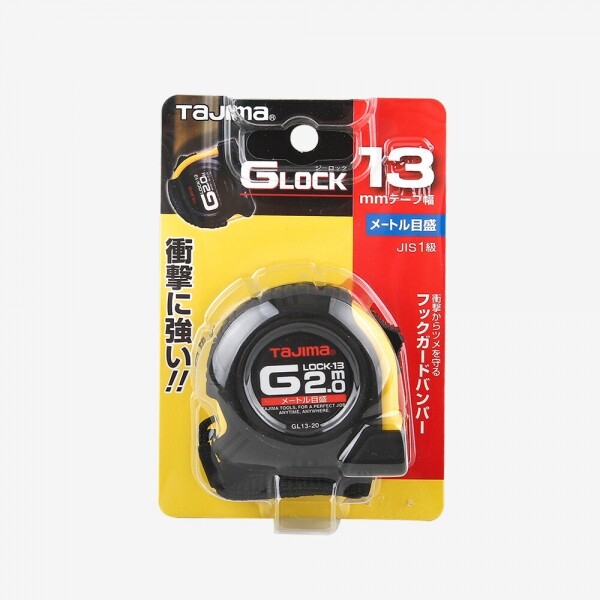 꾸밈닷컴 - 수공구/전동공구/잡화류 ▼ > 수공구▼ > 자/줄자 > 타지마 고무피복줄자 GL13-20BL (2M)