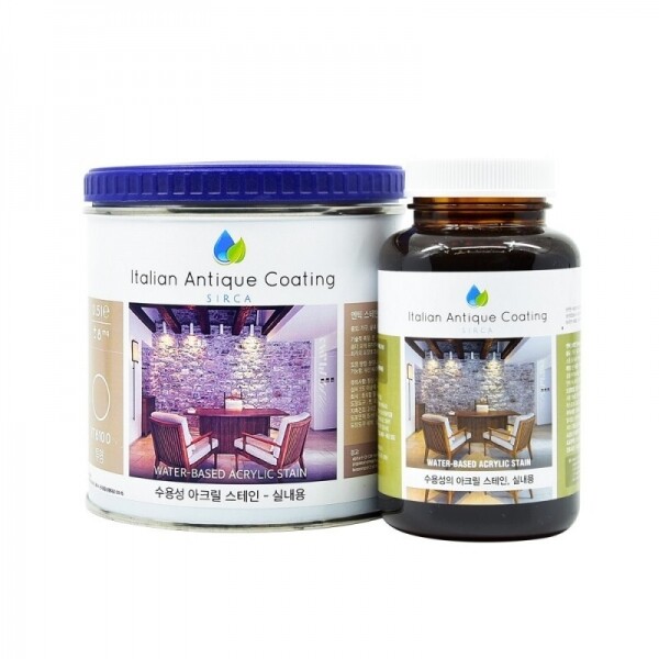 꾸밈닷컴 - 접착용품/케미컬/페인트 ▼ > 페인트/스테인/오일 ▼ > 스테인/바니쉬/방부도료 > 실카 엔틱 스테인 (실내용) 500ml