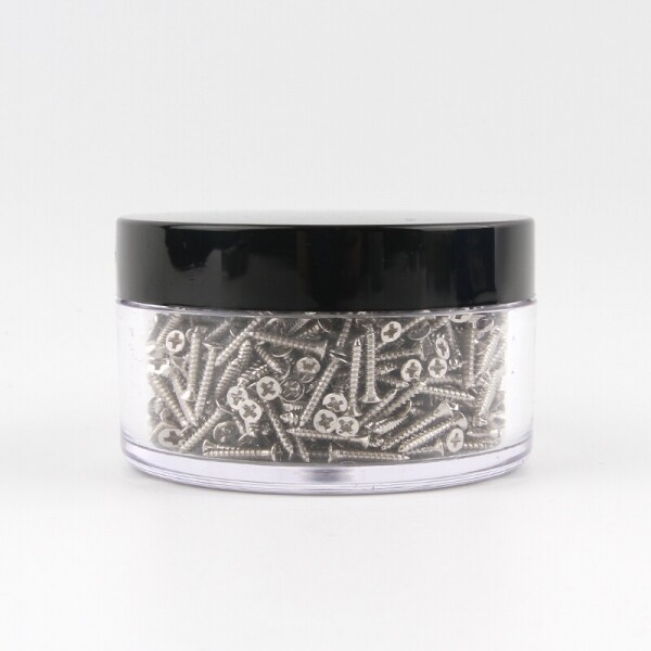 꾸밈닷컴 - 철물/산업용하드웨어 ▼ > 피스/나사못/볼트/앙카 ▼ > 목재피스 > 소품용 미니피스 크롬 (2x12mm) 약 700개입