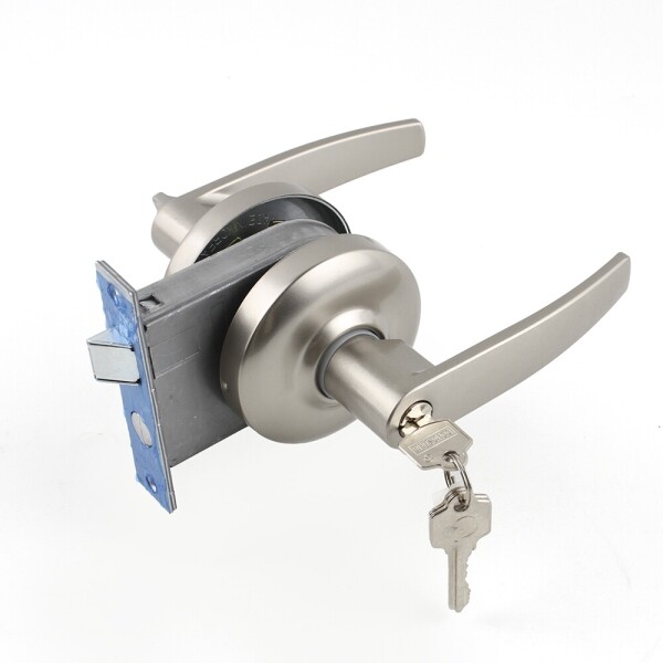 꾸밈닷컴 - 손잡이/도어락 ▼ > 중문/방화문손잡이 ▼ > 방화문 레버형 도어락 > 방화문손잡이 9000