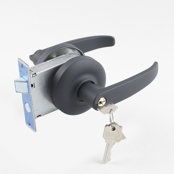 꾸밈닷컴 - 손잡이/도어락 ▼ > 중문/방화문손잡이 ▼ > 방화문 레버형 도어락 > 방화문손잡이 9000