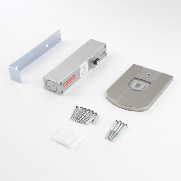 꾸밈닷컴 - 경첩/힌지 ▼ > 유리경첩/가네모네 > 강화도어 플로어 힌지 H바 하나로 강화유리 비매립 노출형