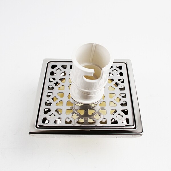 꾸밈닷컴 - 수도/수전/욕실자재 ▼ > 배수트렌치/유가 > 스텐 배수구 유가 세탁기용 157x157mm