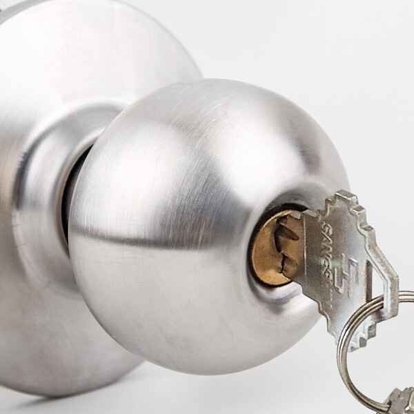 꾸밈닷컴 - 손잡이/도어락 ▼ > 방문손잡이 ▼ > 원통형 > 방문손잡이 스텐 원통형