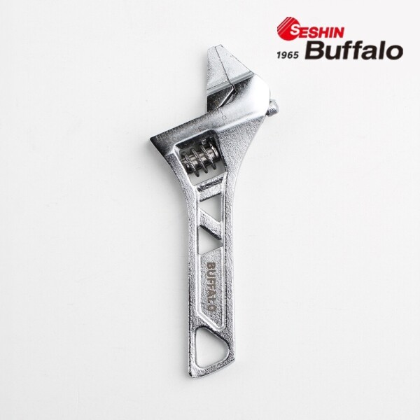 꾸밈닷컴 - 수공구/전동공구/잡화류 ▼ > 수공구▼ > 스패너/렌치 > 세신 버팔로 몽키 스패너 초박형 120mm SB-AW6T