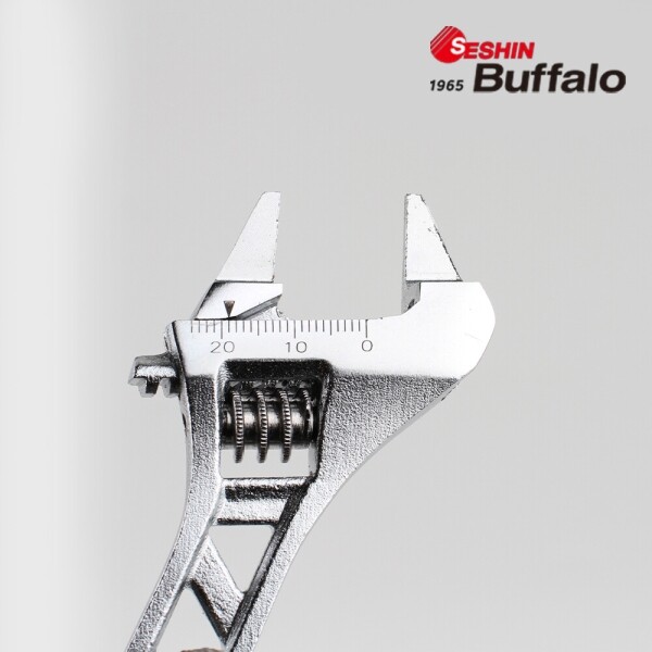 꾸밈닷컴 - 수공구/전동공구/잡화류 ▼ > 수공구▼ > 스패너/렌치 > 세신 버팔로 몽키 스패너 초박형 120mm SB-AW6T