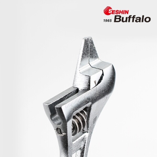 꾸밈닷컴 - 수공구/전동공구/잡화류 ▼ > 수공구▼ > 스패너/렌치 > 세신 버팔로 몽키 스패너 초박형 120mm SB-AW6T