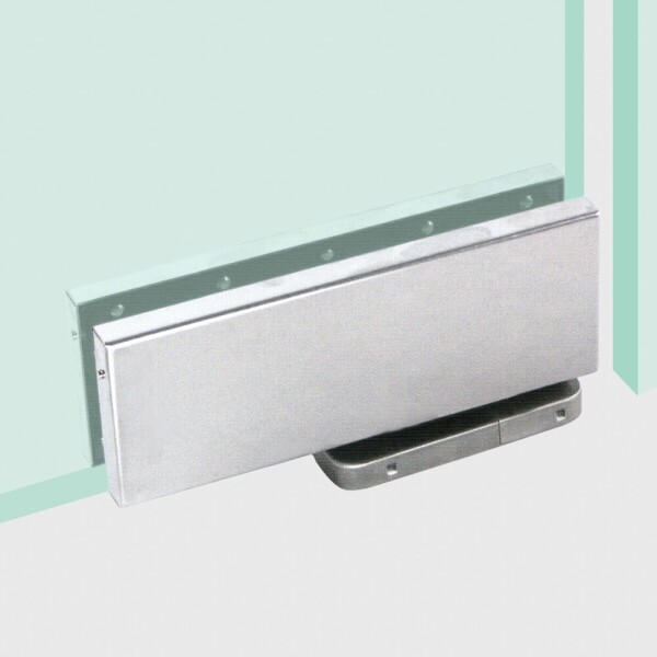 꾸밈닷컴 - 경첩/힌지 ▼ > 유리경첩/가네모네 > 강화도어 비매립 노출형 살포시투 플로어힌지