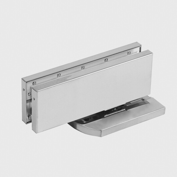 꾸밈닷컴 - 경첩/힌지 ▼ > 유리경첩/가네모네 > 강화도어 비매립 노출형 살포시투 플로어힌지