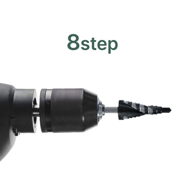 꾸밈닷컴 - 수공구/전동공구/잡화류 ▼ > 전동공구 액세서리 ▼ > 드릴비트/기리 > 알덴 스텝드릴비트 418 6.35mm