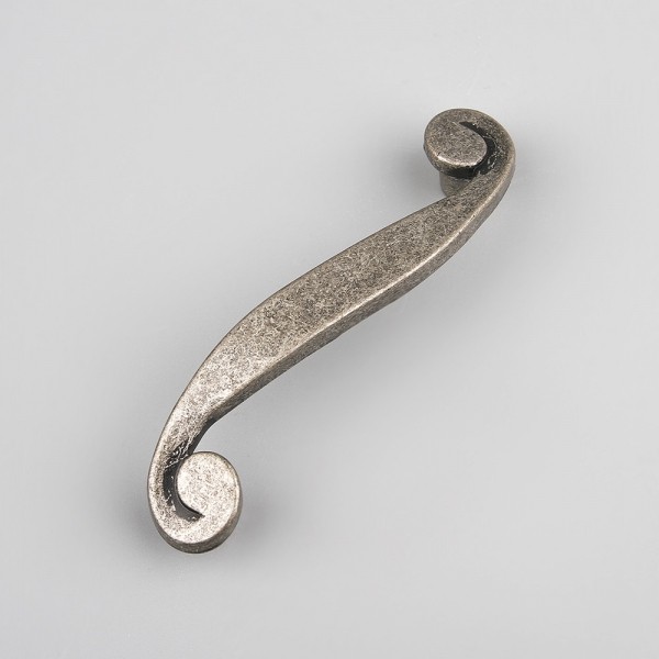 꾸밈닷컴 - 이달의 특가 > [특가] 가구손잡이 높은음자리 엔틱실버 (P96mm)