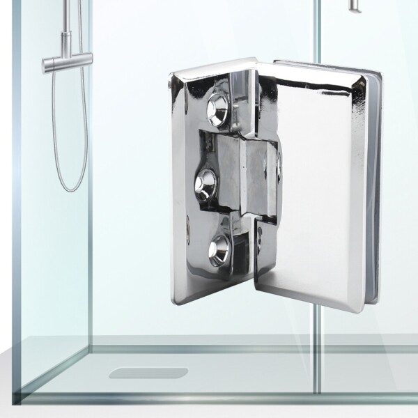 꾸밈닷컴 - 수도/수전/욕실자재 ▼ > 샤워부스부속 > 샤워부스 유리경첩 8mm용 스텐 (국산)