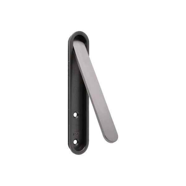 꾸밈닷컴 - 손잡이/도어락 ▼ > 가구손잡이 ▼ > 매입형 > 매립 중문 손잡이 타원 KSL-66