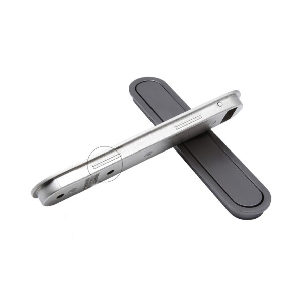 꾸밈닷컴 - 손잡이/도어락 ▼ > 가구손잡이 ▼ > 매입형 > 매립 중문 손잡이 타원 KSL-66