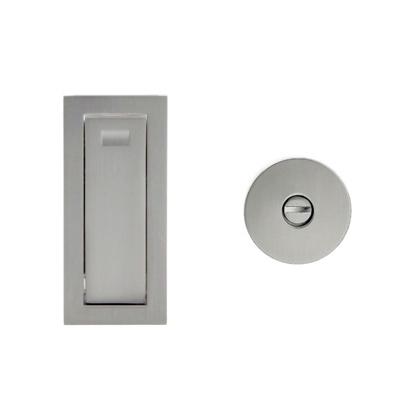 꾸밈닷컴 - 손잡이/도어락 ▼ > 가구손잡이 ▼ > 매입형 > 매립 슬라이딩 락 KSL-SS80