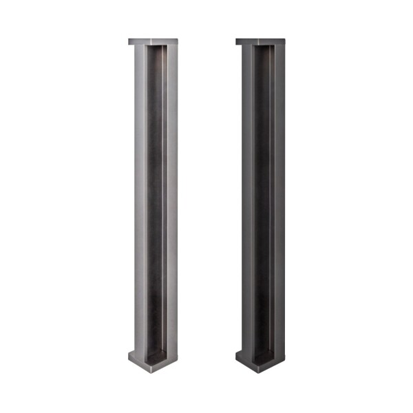 꾸밈닷컴 - 손잡이/도어락 ▼ > 가구손잡이 ▼ > 매입형 > 매립 중문 손잡이 사각 KSL-TW77