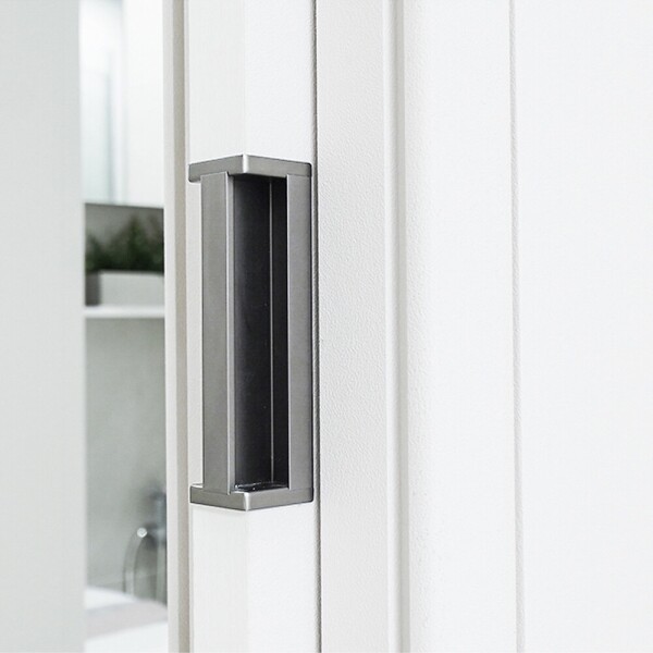 꾸밈닷컴 - 손잡이/도어락 ▼ > 가구손잡이 ▼ > 매입형 > 매립 중문 손잡이 사각 KSL-TW77