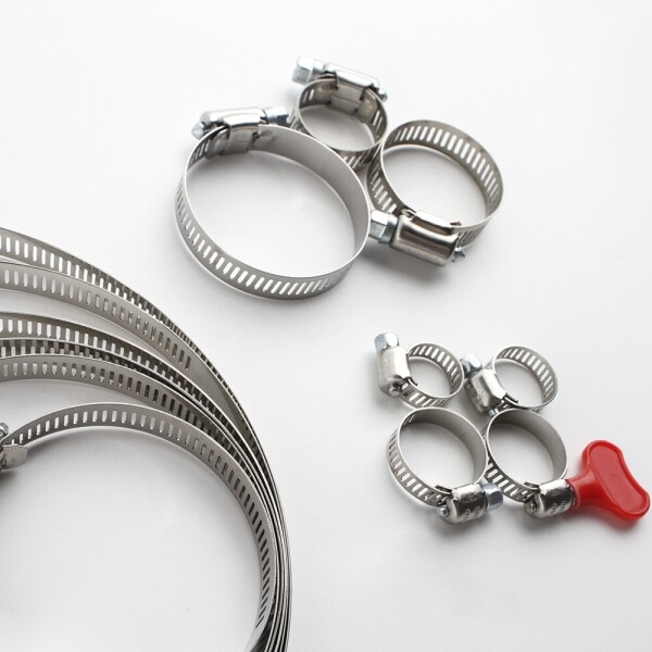 꾸밈닷컴 - 수도/수전/욕실자재 ▼ > 수도/수전 ▼ > 수도/관수용품 > 스텐 호스밴드 8mm ~ 178mm