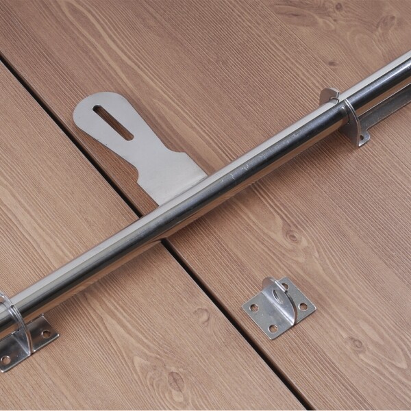 꾸밈닷컴 - 도어부속/슬라이딩도어 ▼ > 잠금장치 ▼ > 빗장/오도시 > 스텐 파이프 대문 빗장