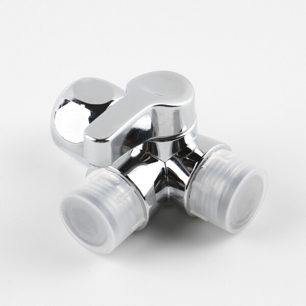 꾸밈닷컴 - 수도/수전/욕실자재 ▼ > 수도/수전 ▼ > 수도/관수용품 > 티밸브 PVC 3구 15A