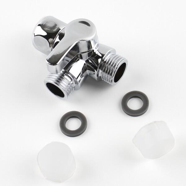 꾸밈닷컴 - 수도/수전/욕실자재 ▼ > 수도/수전 ▼ > 수도/관수용품 > 티밸브 PVC 3구 15A