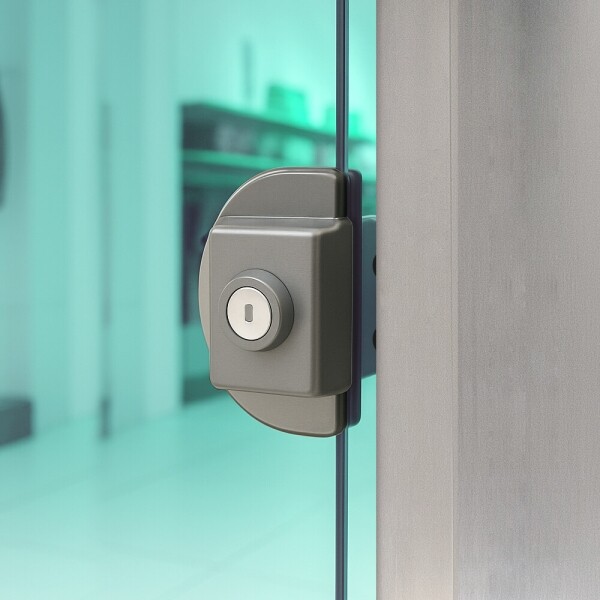 꾸밈닷컴 - 도어부속/슬라이딩도어 ▼ > 잠금장치 ▼ > 강화유리문 잠금장치 > 싱글유리강화정 G-300 강화도어 보조키