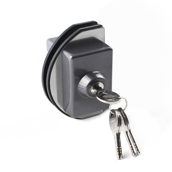 꾸밈닷컴 - 도어부속/슬라이딩도어 ▼ > 잠금장치 ▼ > 강화유리문 잠금장치 > 싱글유리강화정 G-300 강화도어 보조키