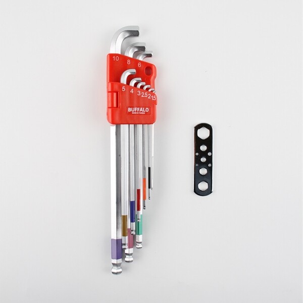 꾸밈닷컴 - 수공구/전동공구/잡화류 ▼ > 수공구▼ > 스패너/렌치 > 세신버팔로 볼렌치세트(엑스트라롱) SB-BWS9S 스터비