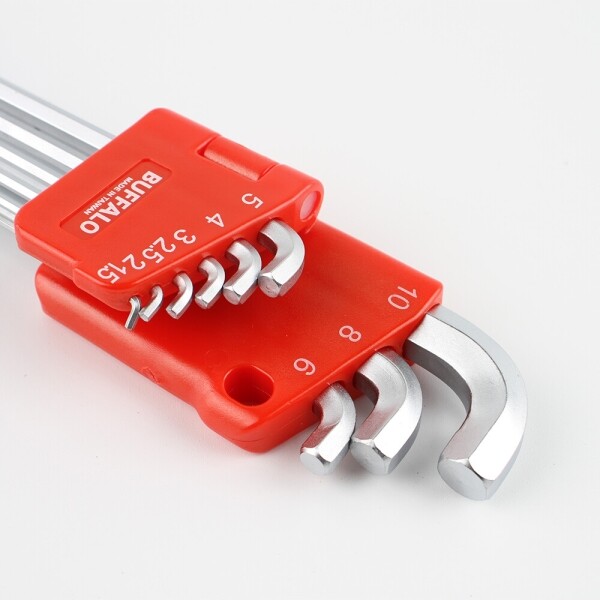 꾸밈닷컴 - 수공구/전동공구/잡화류 ▼ > 수공구▼ > 스패너/렌치 > 세신버팔로 볼렌치세트(엑스트라롱) SB-BWS9S 스터비