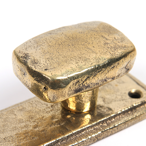 꾸밈닷컴 - 이달의 특가 > [특가] 황동 중문손잡이 사각노브 엔틱골드