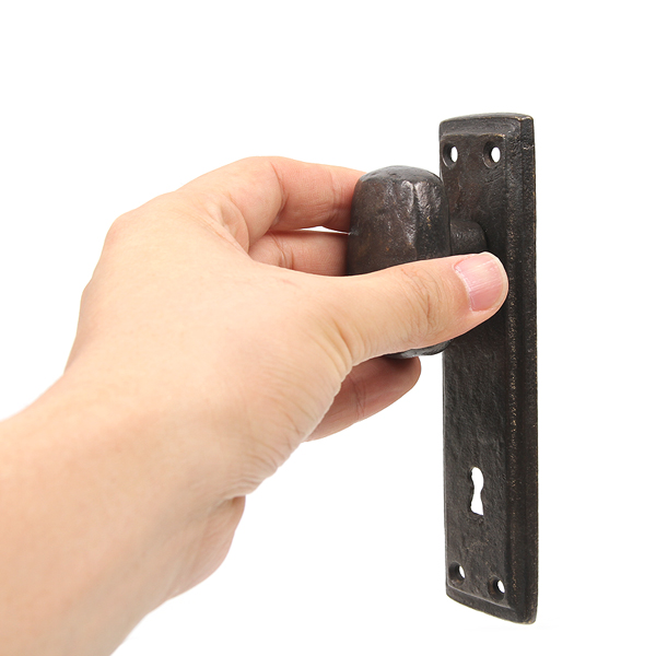 꾸밈닷컴 - 이달의 특가 > [특가] 황동 중문손잡이 사각노브 엔틱브라운