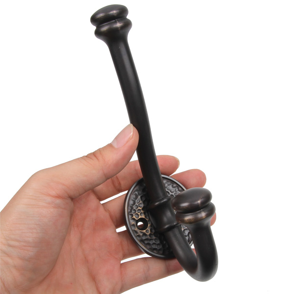 꾸밈닷컴 - 이달의 특가 > [특가] 엔틱 2구 벽면 옷걸이 후크 (대형)