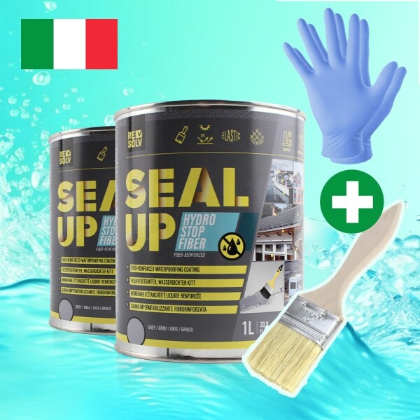 꾸밈닷컴 - 접착용품/케미컬/페인트 ▼ > 접착용품/케미컬류 > 바르는 방수제 씰업 하이드로스탑 그레이 1L 외벽 방수 페인트 크랙 누수 방수액