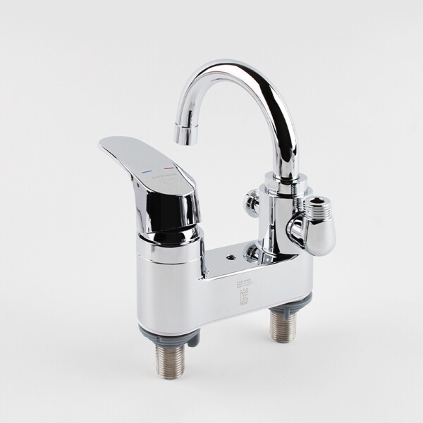 꾸밈닷컴 - 수도/수전/욕실자재 ▼ > 수도/수전 ▼ > 세면대 수전/부속 > 모닝 2홀 세면 샤워 겸용수전