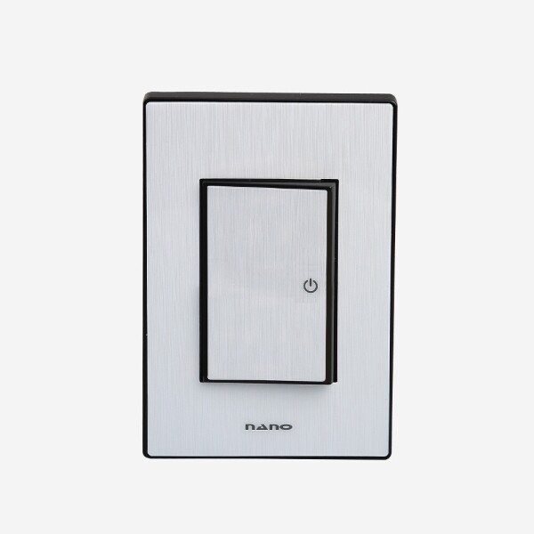 꾸밈닷컴 - 전기/조명/가전 ▼ > 전기자재 ▼ > 스위치 > 나노 아트2 블랙 1구 스위치