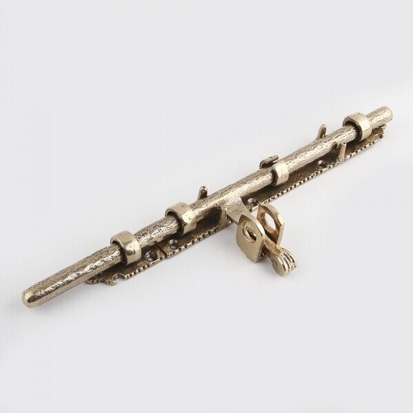 꾸밈닷컴 - 도어부속/슬라이딩도어 ▼ > 잠금장치 ▼ > 빗장/오도시 > 황동 대문빗장 겸용 특대 460mm