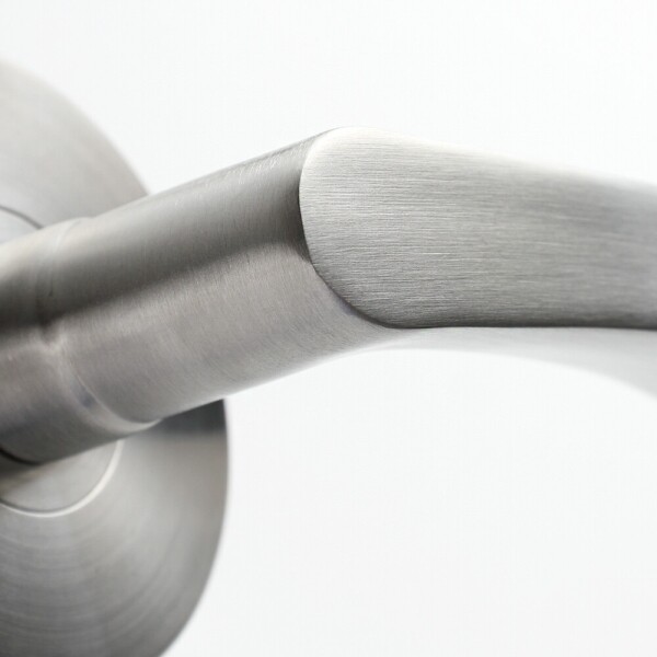 꾸밈닷컴 - 손잡이/도어락 ▼ > 방문손잡이 ▼ > 레버 버튼형 > 스텐 방문 손잡이 욕실 화장실 방 문고리